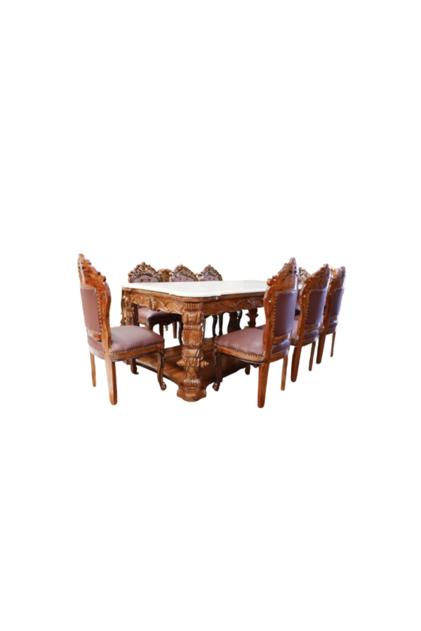 mahogany table side view